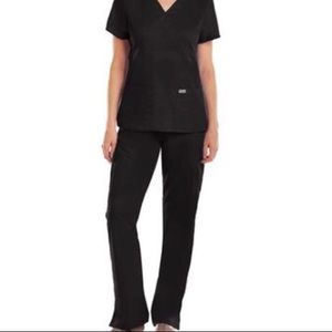 Greys Anatomy Scrub Set-Black